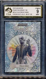 2023 Kakawow Phantom Disney 100 Marvel Fireworks #42 Ebony Maw 068/100 CGA 9.5 - Picture 1 of 3