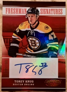 2012-13 PANINI CERTIFIED TOREY KRUG FRESHMAN SIGNATURES RED MIRROR AUTO /199 - Imagen 1 de 2