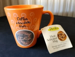 NUOVO Hallmark HEAT ACTIVATE caffè cioccolato ricco uomo TAZZA scatola scarpe novità tazza - Foto 1 di 6