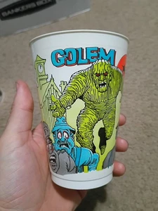 Tazza Slurpee Golem serie 7-11 Monster vintage 7-Eleven anni 70 plastica usata HH - Foto 1 di 6
