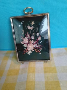 Vintage Muschel 4x3" gerahmtes Stück - ein Mary Deming Original - tolles Kunstwerk! - Bild 1 von 4