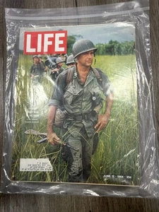 LIFE MAGAZINE JUNE 12, 1964 UGLY WAR IN VIET NAM VERY GOOD CONDITION  - Picture 1 of 1