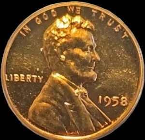1958 PP 1C Lincoln Wheat Cent ANACS PF 67 RD - Bild 1 von 4