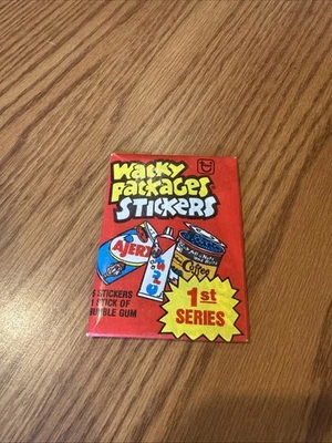 1979 Topps WACKY PACKAGES 1st Series 26 Packs UNOPENED Red WAX PACK Sealed w BOX - Image 1 of 4