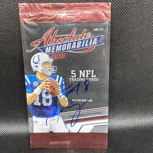 2010 Bowman Football Pack🔥 Peyton Manning Autographed Estate Sale Authentic - Picture 1 of 3