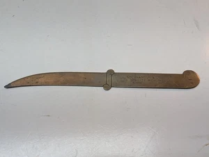 Vintage Golbranson & Co. Granit Denkmäler Werbung Brieföffner 7,5 Zoll - Bild 1 von 4