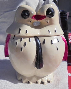 McCoy Love Birds (Kissing Penguins) Cookie Jar 1940s 8.5" Tall - Picture 1 of 9