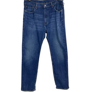 Levi's 505 Regular Fit Straight Leg Denim Blue Jeans Mens Size 40 x 32 Defects - Picture 1 of 13