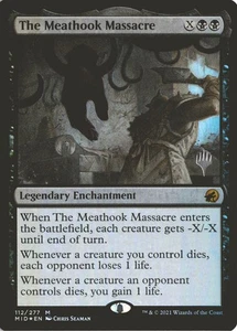 MTG The Meathook Massacre (112) *Foil* Promo Midnight Hunt MT/NM Free Ship - Picture 1 of 2