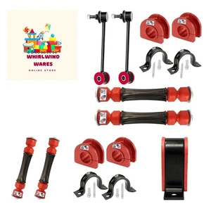 8PC Front/Rear Sway Bar Stabilizer Link Kit + Front CODE RED EXTREME Bracket/... - Picture 1 of 10