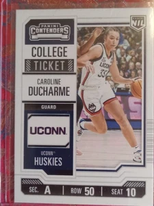 Caroline Ducharme 2024/25 Contenders NIL University Of Connecticut #11 Uconn - Picture 1 of 1