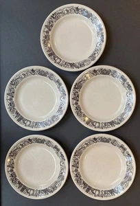 5 Ensalada de postre Homer Laughlin China Chicago Skyline Magnífico Milla Cubs Loop - Imagen 1 de 21