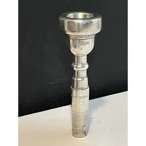 Boccaglio tromba vintage BESSON 6 MADE IN ENGLAND placcato argento - Foto 1 di 8