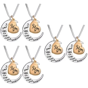 Set of 3 Jewellery for Women Necklace Pendant Necklaces Heart Mother's Day - Picture 1 of 12
