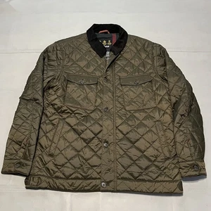 Barbour Tinford Quilt Corduroy Collar Snap Button Zip Jacket Coat Hunt-XL-XXXX - Picture 1 of 11