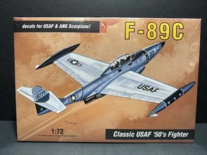1992 Hobbycraft F-89C Scorpion 1:72 Scale Model Kit HC1373 *New Factory Sealed - Picture 1 of 6