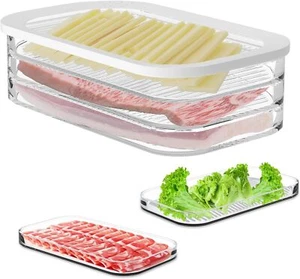 Lunch Meat Container for Refrigerator, Stackable Cold Cuts Storage... - Picture 1 of 7