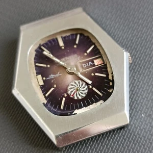 RARE CORNAVIN PENTAFLEX HEXAGONAL MANUAL WIND RUSSIAN WATCH X PARTS REPAIR - Picture 1 of 7
