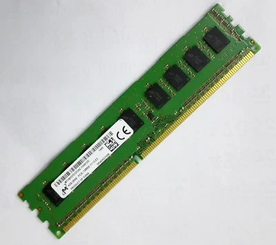 Micron MT 4GB DDR3 1600 ECC UDIMM  RAM 2Rx8 PC3L-12800E for DELL HP Lenovo Acer - Image 1 of 4