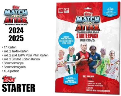 Topps Match Attax Bundesliga 2024/2025 - 1 x Starterpack - NUEVO Y EMBALAJE ORIGINAL - 24/25