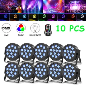 RGBW 12 LED Par Light DMX Beam Lamp Stage Lighting For DJ Party Disco Club - Picture 1 of 18
