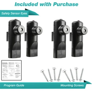 2 Garage Door Opener Safety Sensors Eyes Only for Genie STB-B GSTB 37220R - Picture 1 of 4