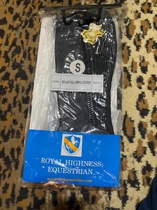 NEW SMALL 11 1/2'' ROYAL HIGHNESS DELUXE FULL GRAIN LEATHER CHILDS HALF CHAPS - Picture 1 of 6
