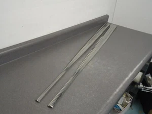 OEM Ford 1964 Galaxie 500 2-Door Door Chrome Trim Molding Set Pair - Picture 1 of 8