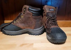 Propet Mens SNOW Mid Lace Boot - M3789 - Brown/Black - Size 11.5 D(M) (worn 2x) - Picture 1 of 5