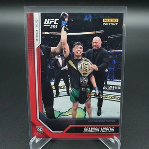 2021 PANINI UFC INSTANT BRANDON MORENO UFC 263 ROOKIE CARD #21 NM /501 - Picture 1 of 2