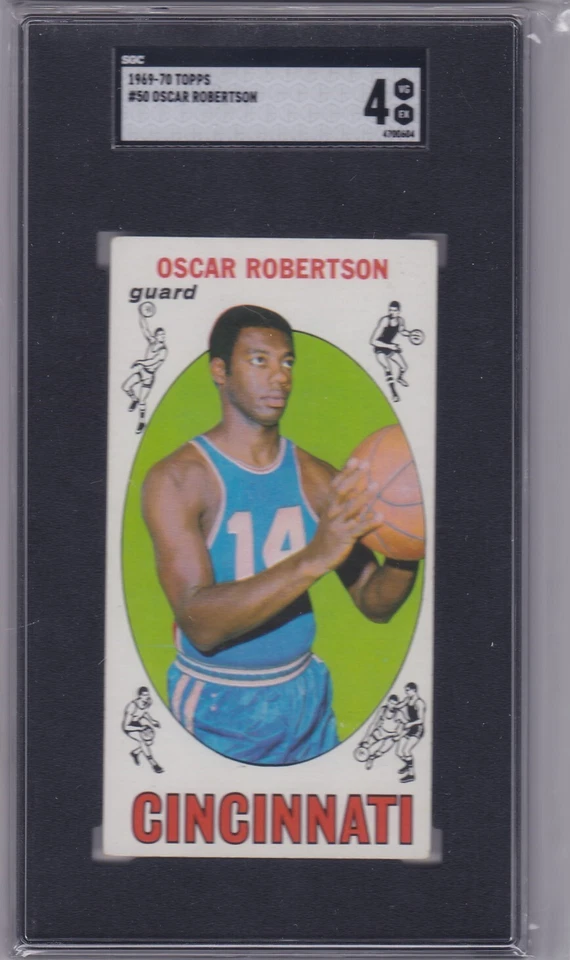 1969 TOPPS BASKETBALL OSCAR ROBERTSON #50 ROYALS SGC 4 - Image 1 of 1