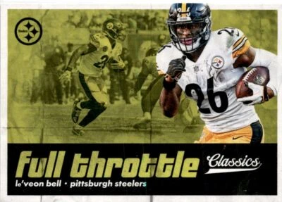 Le'Veon Bell Pittsburgh Steelers 2018 Panini Classics Full Throttle #3 - Image 1 of 2