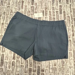 Free Fly Women's Stretch Canvas Shorts XL Sail Blue NWT Pockets Elastic Waist - Picture 1 of 8