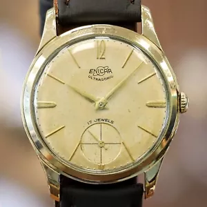 Reloj ENICAR Ultrasónico Vintage 17 Joyas Sub-Segundo Cal. Reloj pulsera suizo 1292 - Imagen 1 de 13