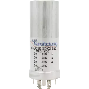 Capacitor, CE Mfg., 525V, 30/20/20/20 μF - Picture 1 of 1