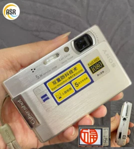 Sony Cyber-shot DSC-T100 Double shockproof 8.1MP 5x Optical Zoom Digital Camera - Picture 1 of 21
