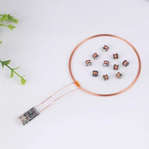 5V Wireless Power Charging Module Wireless LED Coil Inductive Coil Transmitt-mx - Photo 1/11