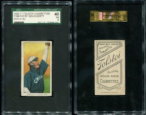 T206 Patsy Dougherty arm in air ~~ SGC 3 *SHARP* ~~ TOLSTOI *rare back*