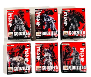 JUEGO DE 6 FIGURAS BANDAI GODZILLA 65TH ANN 3.5 PULGADAS - ANGUIRUS, MECHA, GODZILLA X4 - Imagen 1 de 6