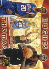 1998 Press Pass Basketball Double Threat Dreammates #DM3 Larry Hughes Tim Thomas