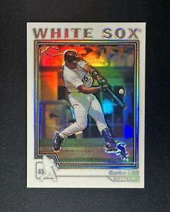 2004 Topps Chrome Carlos Lee #171 Refractor Baseball Card Chicago White Sox