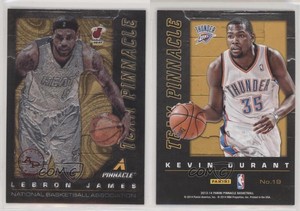 2013-14 Panini Pinnacle Team Red Artist Proof LeBron James Kevin Durant #19