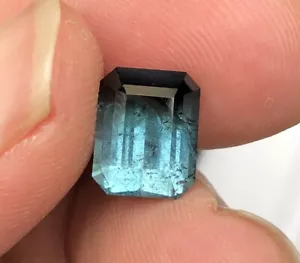 5.30-Cts Natural Bi Color Afghani Tourmaline Faceted Loose Gemstone - Picture 1 of 6