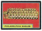 EAGLES TEAM 1962 Topps card #126 Philadelphia Eagles Football EX-/EX