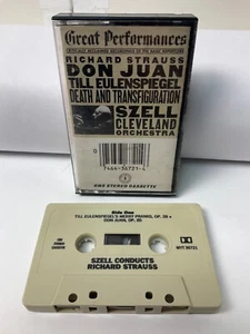 Tested ! Szell Conducts Richard Strauss Cassette Tape Don Juan Till Eulenspiegel - Picture 1 of 5