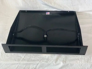 19" 2U Rack Mounting Tray for 2 1/2 rack mount unit w/ Pre-installed hook & loop - Picture 1 of 11
