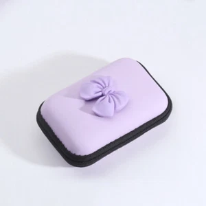 Bow Headphone Bag EVA Multifunction Zipper Pouch Charging Data Cable Storage Bag - Picture 1 of 19