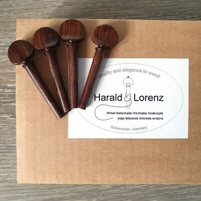 Violin Wirbel 1A "Lorenz Bubenreuth" Schweizer Modell Palisander, Violinwirbel - Image 1 of 4