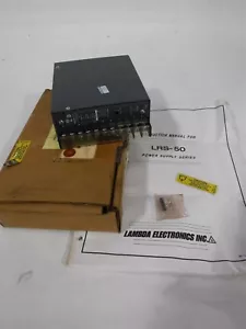 New In Box Lambda LRS-50-5 50W 5V 10A Single Output Switchable Power Supply S9 - Picture 1 of 4