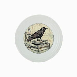 Fiesta - 9" Luncheon Plate - Mystical Halloween - Raven - Picture 1 of 1